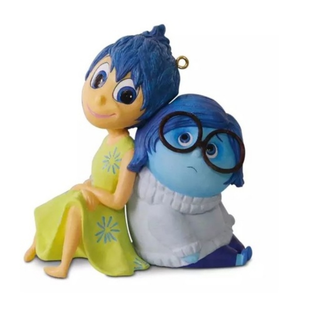 2016 Inside Out Joy Sadness Keepsake Disney Pixar Legends Christmas Ornament